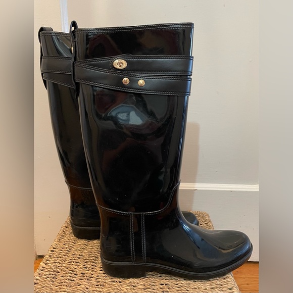 Coach Rain boots - Picture 1 of 5